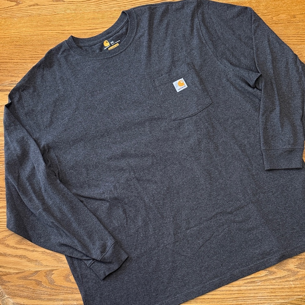 Carhartt Charcoal Long Sleeve Tee